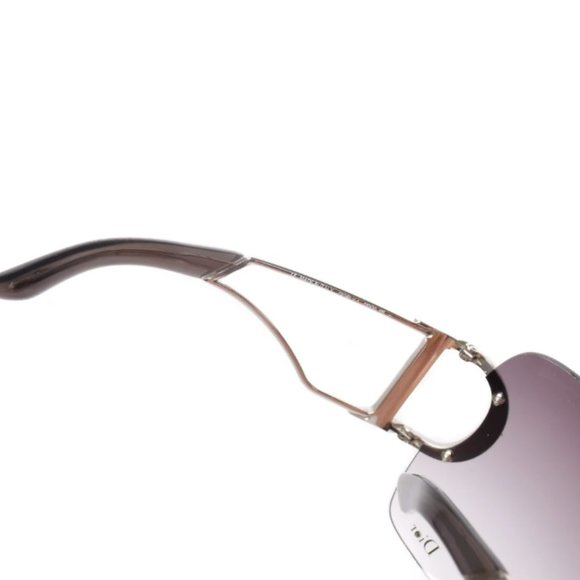 Vintage Christian Dior Diorly 1 Shield Sunglasses Crystals Y2K 00s Galliano - Picture 11 of 14